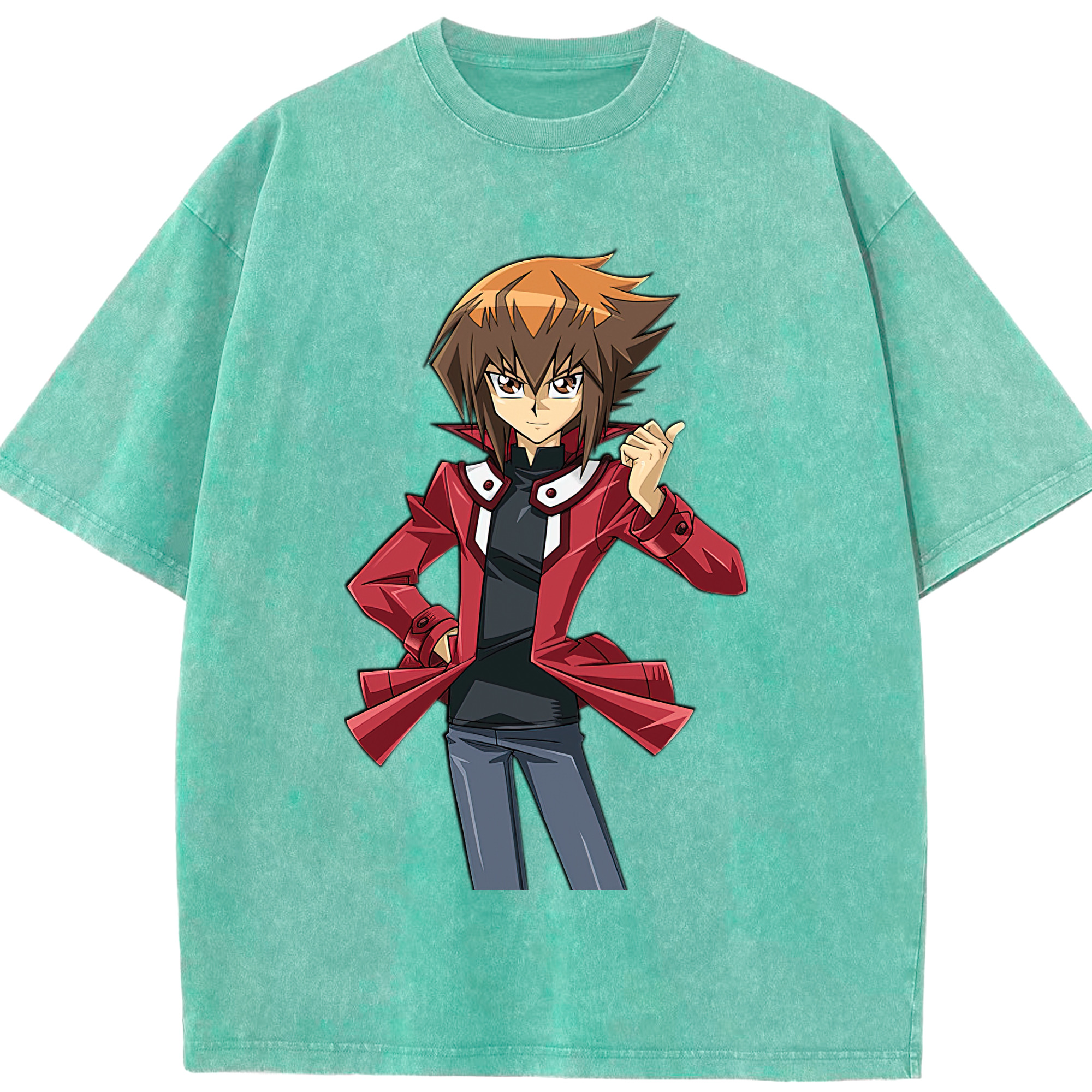 （画像用） 遊☆戯☆王 Yu-Gi-Oh! 綿100% ヴィンテージ風 半袖Tシャツ（フロントプリント）